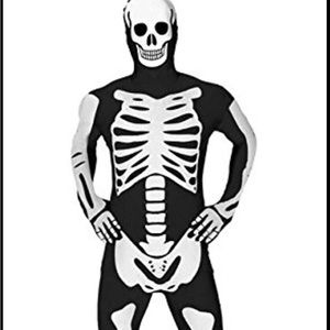 Skeleton morphsuit Large